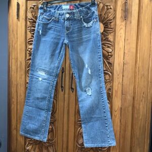 EUC Aeropostale size 5/6 short Chelsea skinny bootcut jeans